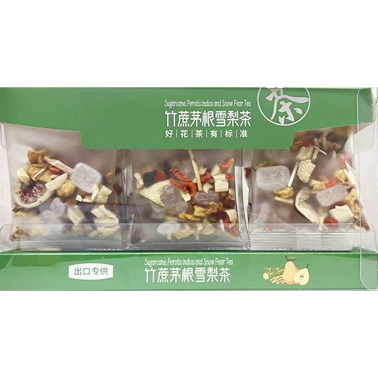 品香源 竹蔗茅根雪梨茶(12入)144g