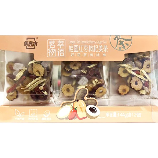 品香源 桂圓紅棗枸杞薑茶(12入)144g