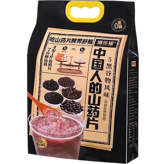 潮樂福 0蔗糖5黑穀物風味山藥片(10入)350g