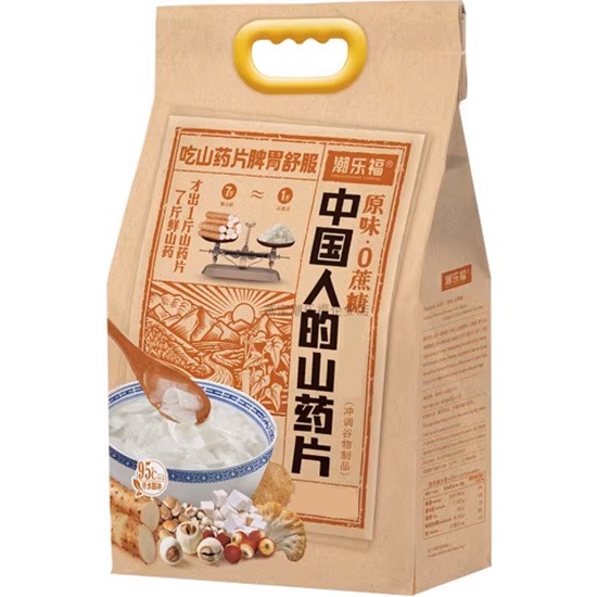 潮樂福 0蔗糖原味山藥片(10入)350g