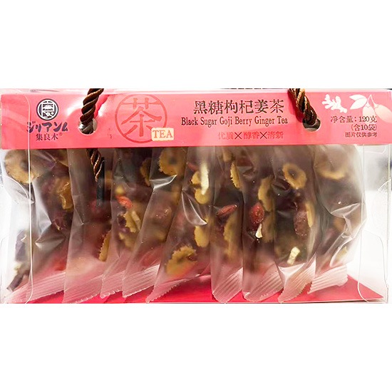 集良木 黑糖枸杞薑茶(10入)120g