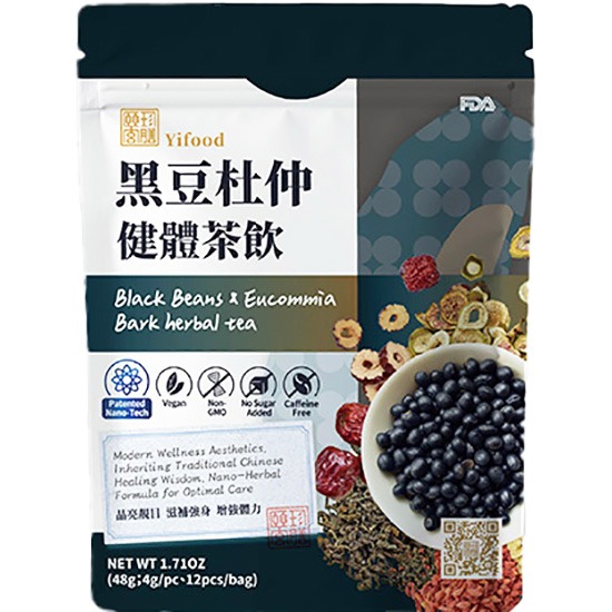 頤珍宮膳 黑豆杜仲健體茶飲(12入)48g