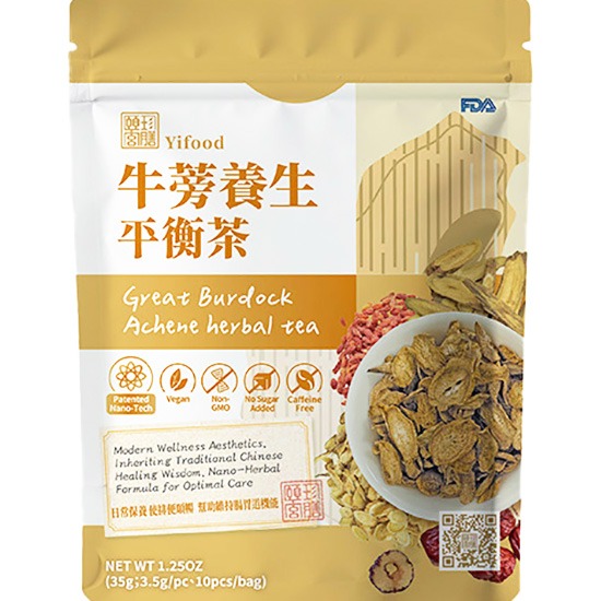 頤珍宮膳 牛蒡養生保健茶(10入)35g