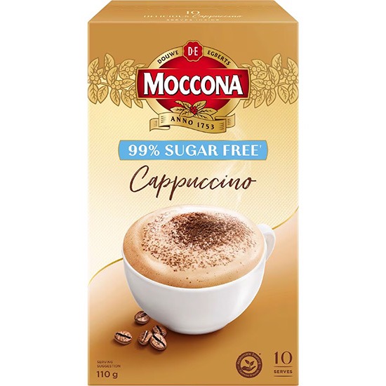 Moccona 即溶無糖卡布奇諾咖啡(10入)110g