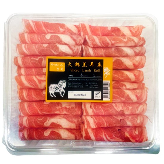 李哥 火鍋羔羊卷400g Brother Li Sliced Lamb Roll 400g