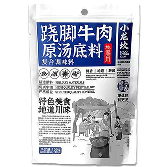 小龍坎 蹺腳牛肉醇香原湯底料166g