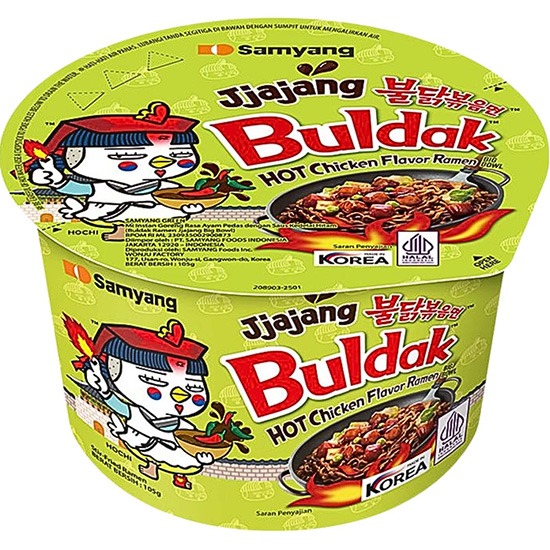 Samyang 炸醬辣火雞麵(碗)105g Samyang Hot Chicken Noodle Jjajang (Bowl) 105g