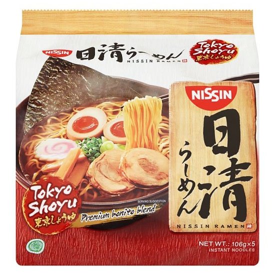 Nissin 東京醬油拉麵(5入)530g