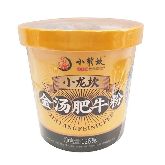小龍坎 金湯肥牛粉(杯)126g XLK Instant Sweet Potato Noodle Beef 126g