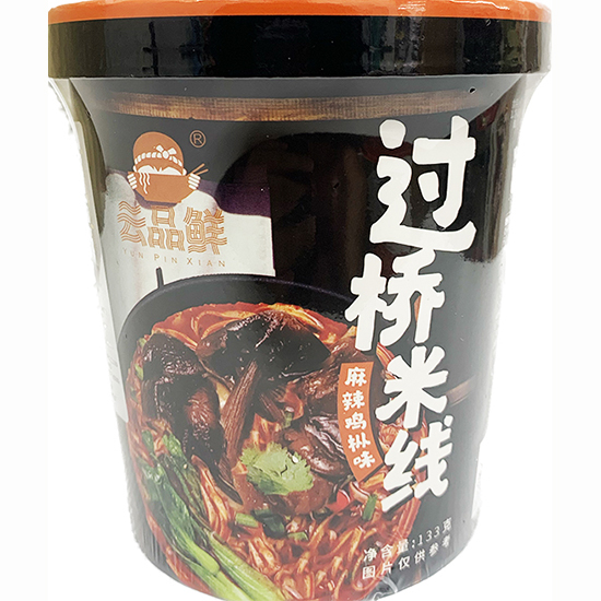 云品鮮 麻辣雞樅味過橋米線(桶)133g