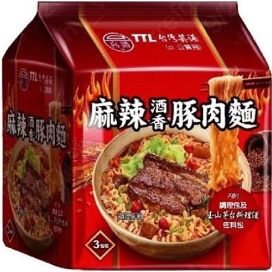 台酒 麻辣酒香豚肉麵(3入)600g