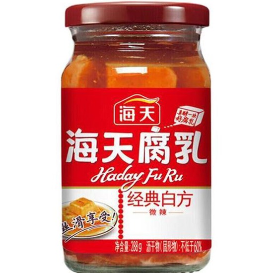 【賞味期07.12.2025】海天 經典微辣味白方腐乳288g