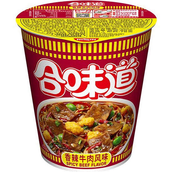 【賞味期10.01.2026】合味道 香辣牛肉味杯麵(大陸版)76g
