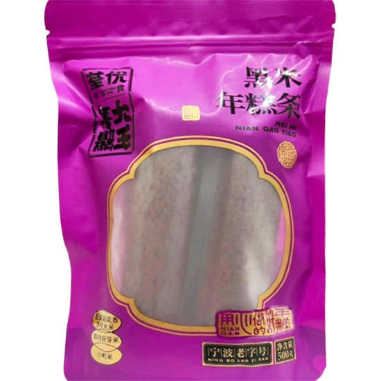 【賞味期11.01.2026】荃優美食 黑米年糕條500g