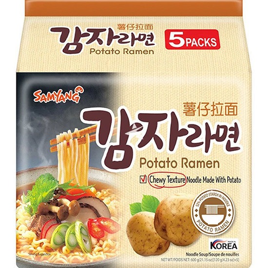Samyang 薯仔拉麵(5入)600g
