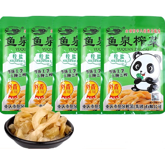 魚泉 輕鹽榨菜(5入)350g