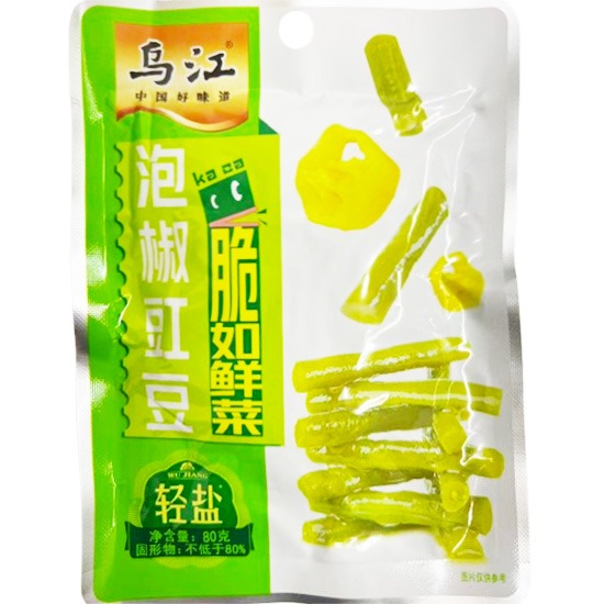烏江 輕鹽泡椒豇豆80g