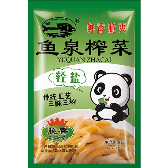 魚泉 輕鹽榨菜80g
