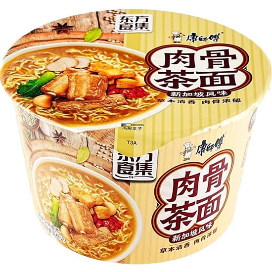 康師傅 新加坡風味肉骨茶麵(桶)111g