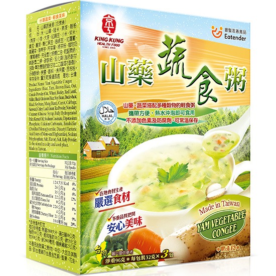 京工 山藥蔬食粥(3入)96g