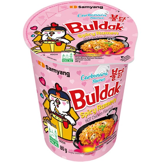 Samyang 限量版粉色意大利奶油味辣火雞乾拌麵(杯)80g