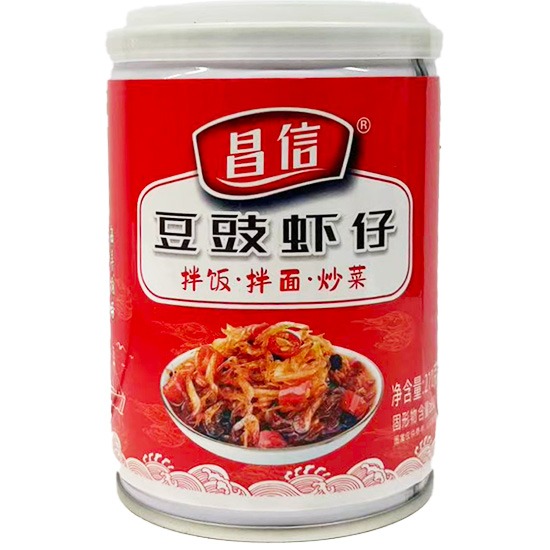 昌信 豆豉虾仔210g