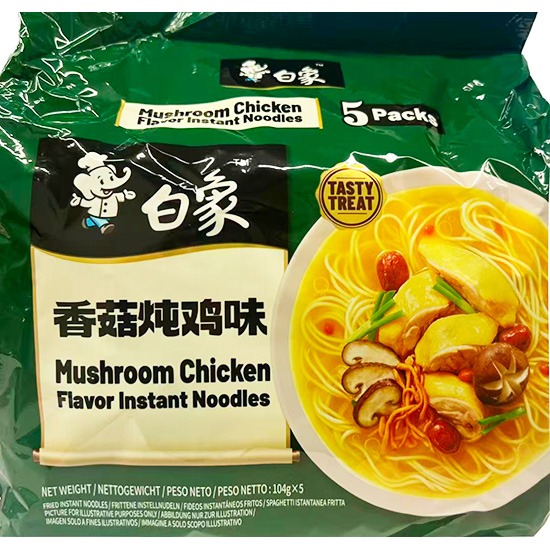 白象 香菇燉雞湯麵(5p)520g