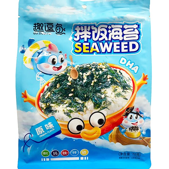 趣逗魚 原味拌飯海苔70g