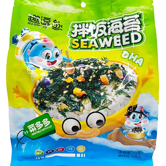 趣逗魚 菜多多拌飯海苔70g