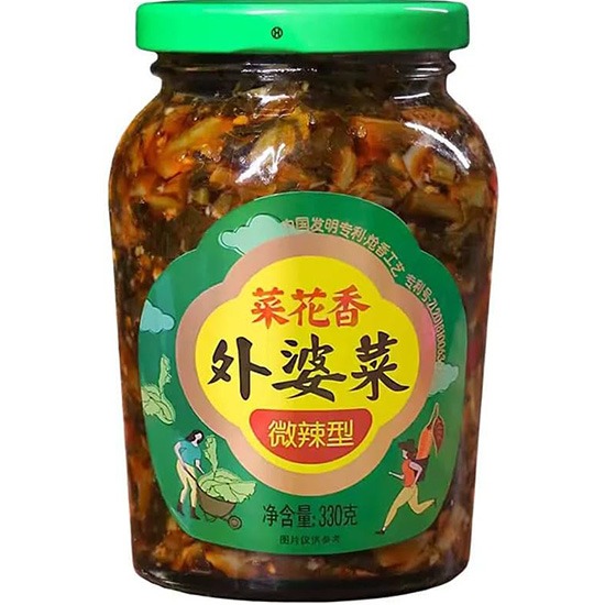 菜花香 微辣外婆菜330g