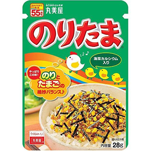 丸美屋 蛋黃海苔香鬆28g Marumiya Rice Seasoning Egg 28g