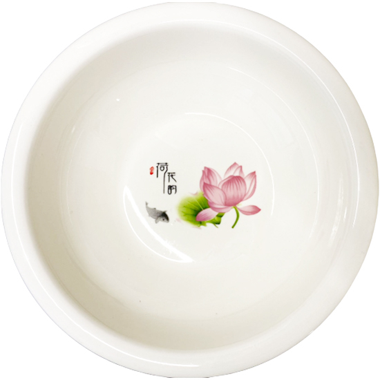 荷花韻 10寸湯碗