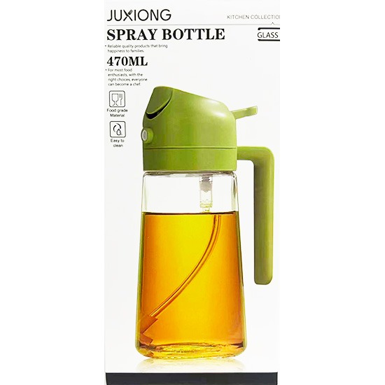 JUXIONG 玻璃噴油壺470ml