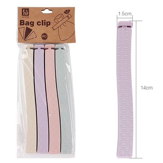 SyStyle 食物袋夾(4入) SyStyle Bag Clips (4p)