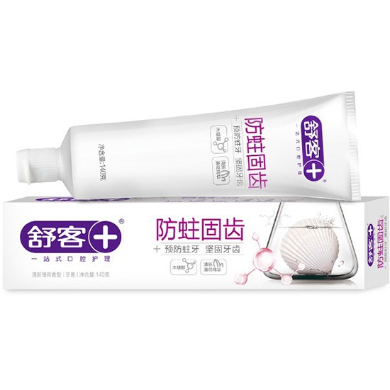 舒客+ 防蛀固齒牙膏140g