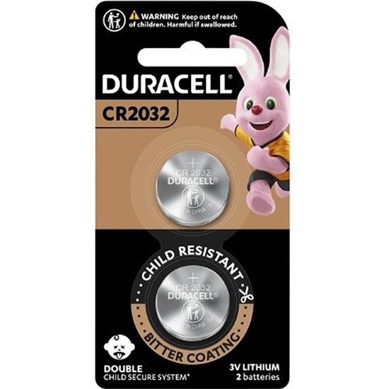 Duracell 紐扣電池CR2032(2入)