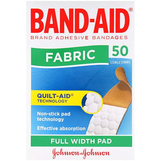 Band-Aid 邦迪布質料創口貼 50片