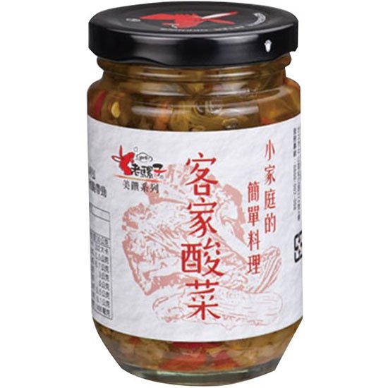 老騾子 客家酸菜(瓶)280g