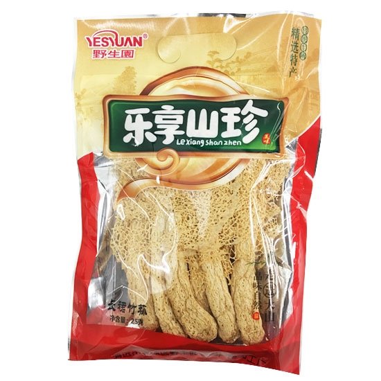 野生園 長裙竹蓀25g YSY Dried Bamboo Fungus 25g