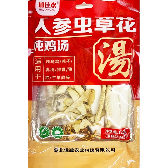 加佳歡 人參蟲草花燉雞湯料120g