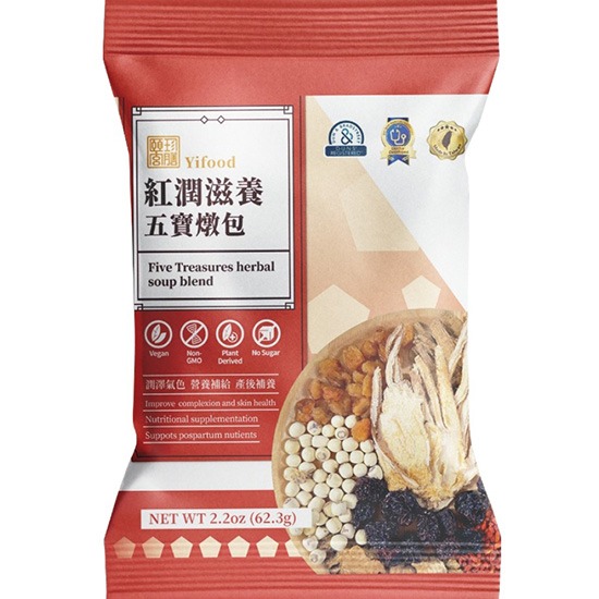 頤珍宮膳 紅潤滋養五寶燉包62.3g