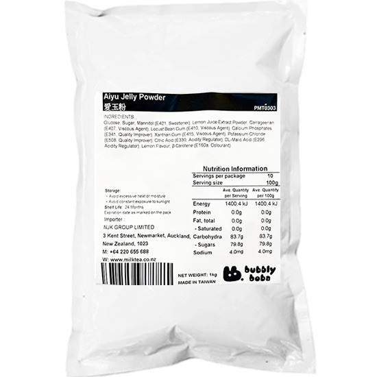Bubbly Boba 愛玉粉1kg*20