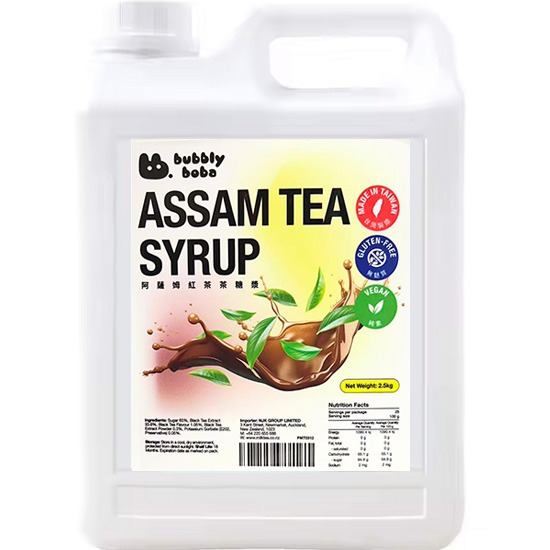 Bubbly Boba 阿薩姆紅茶茶糖漿2.5kg