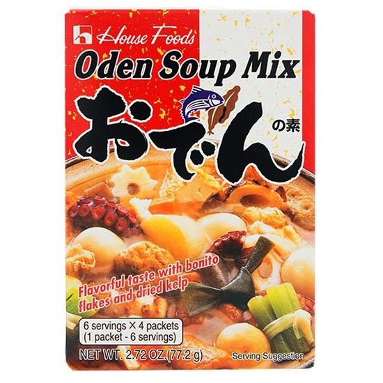 House 關東煮高湯料(4入)77.2g House Soup Stock For Oden (4p) 77.2g