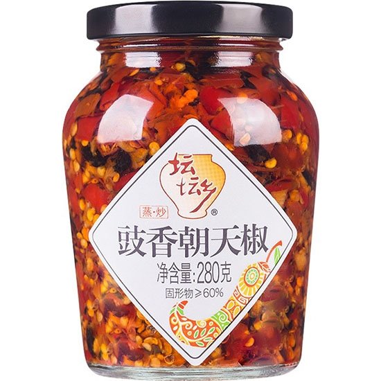壇壇鄉 豉香朝天椒280g TTX Pickled Chili With Black Bean 280g