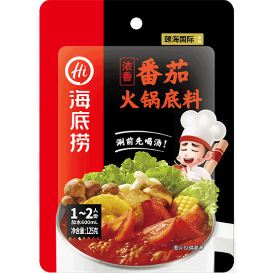 海底撈 濃香番茄味火鍋底料(1-2人份)125g HDL Hot Pot Condiment Tomato 125g
