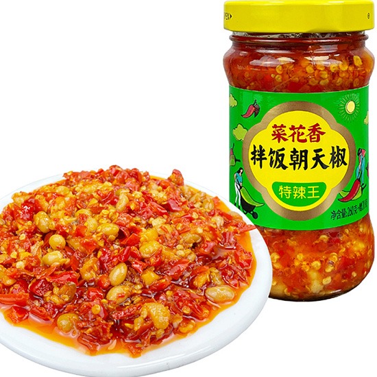 菜花香 特辣王拌飯朝天椒260g+20g
