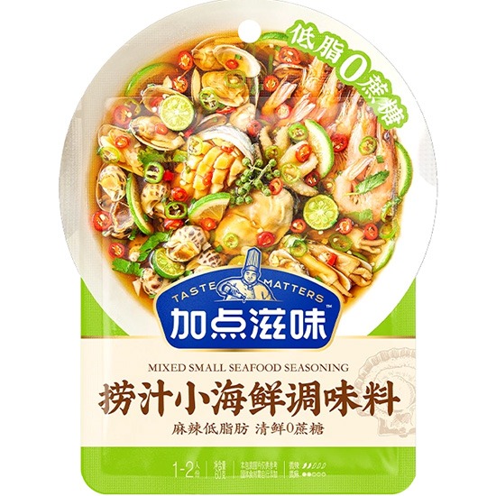【賞味期03.01.2026】加點滋味 撈汁小海鮮調味料60g
