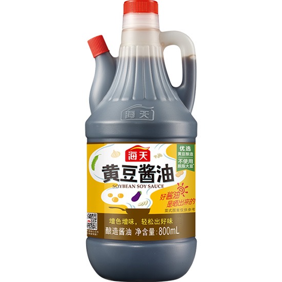 海天 黃豆醬油800ml