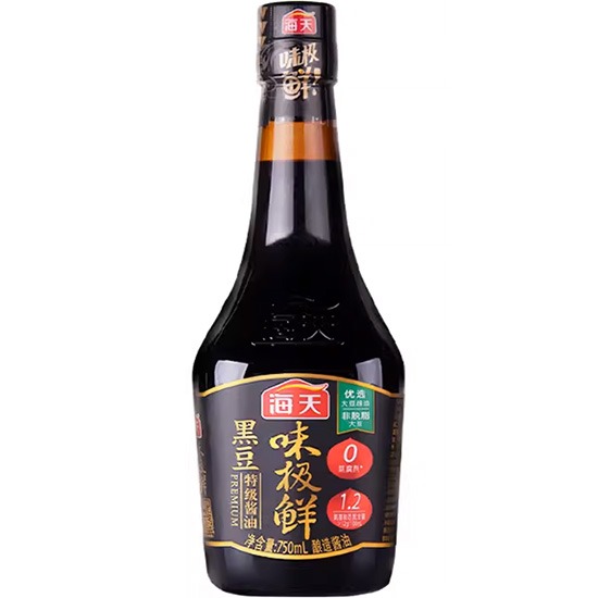 海天 黑豆味極鮮特級醬油750ml